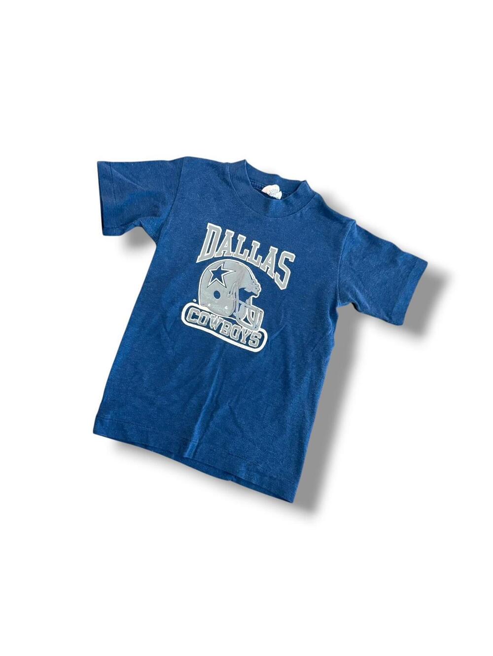 Blue Dallas Cowboys Single Stitch Kid's Tee